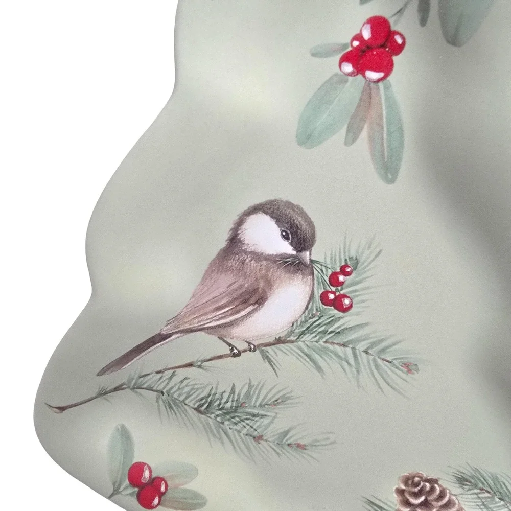 Pfaltzgraff Winterwood Tree Shaped Dish 10